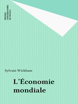 cover image of L'Économie mondiale
